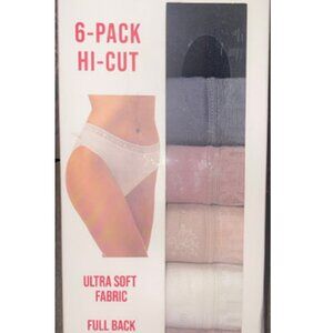 Lucky Brand Women’s Panties 6 Pack Size S Seamless Stretch NWT - A112